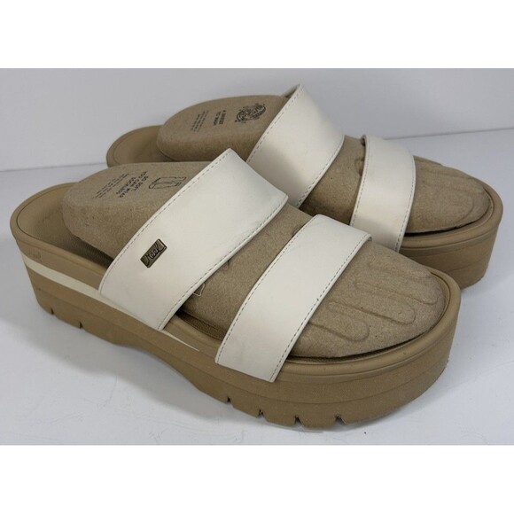 Reef Cushion banded Horizon Off White Platform Sandal Womens 9 - Picture 1 of 10